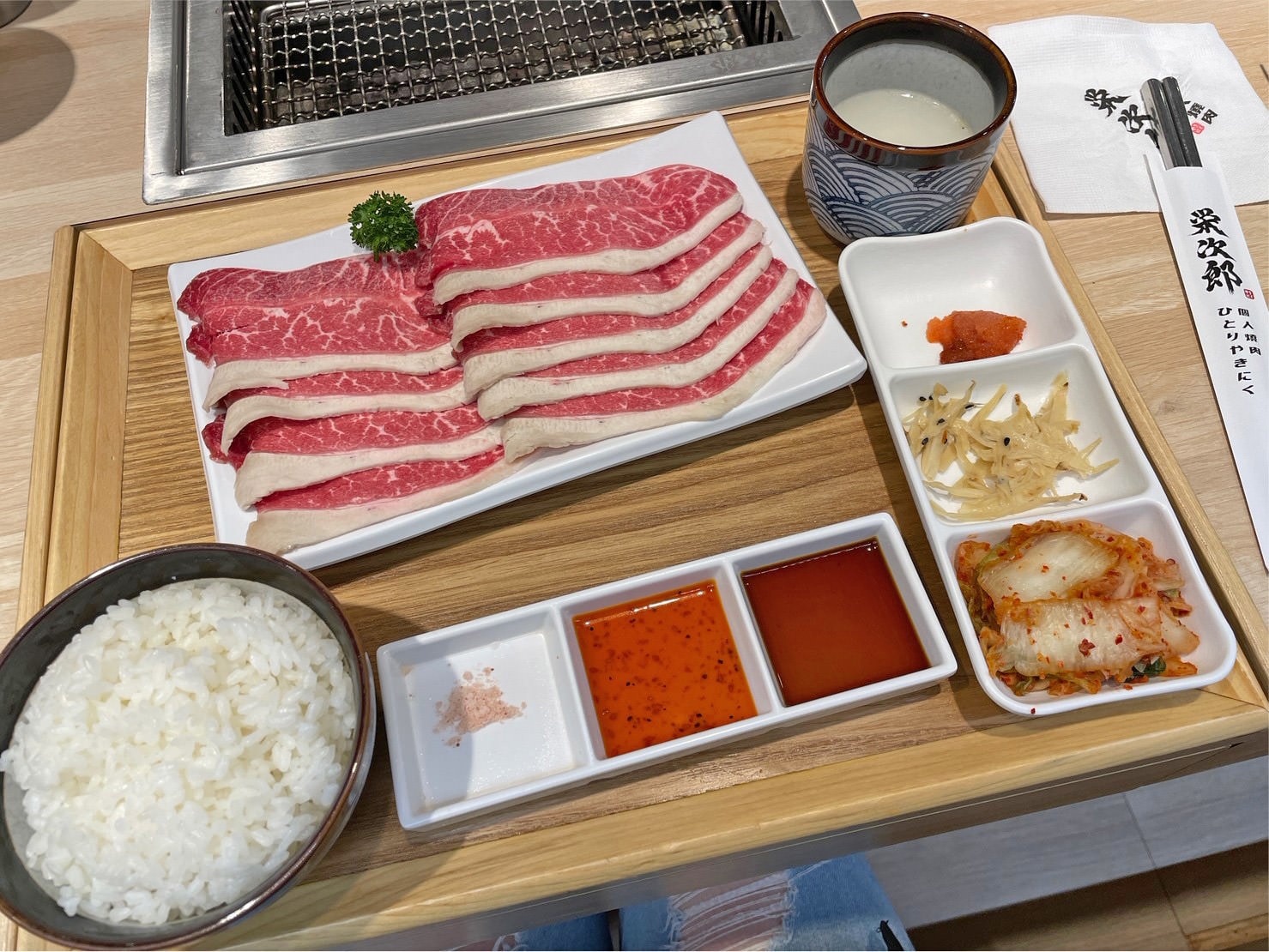 【栄次郎個人燒肉】一個人也可以吃的燒烤!肉質鮮嫩,配餐雞湯濃郁! - 第7張圖